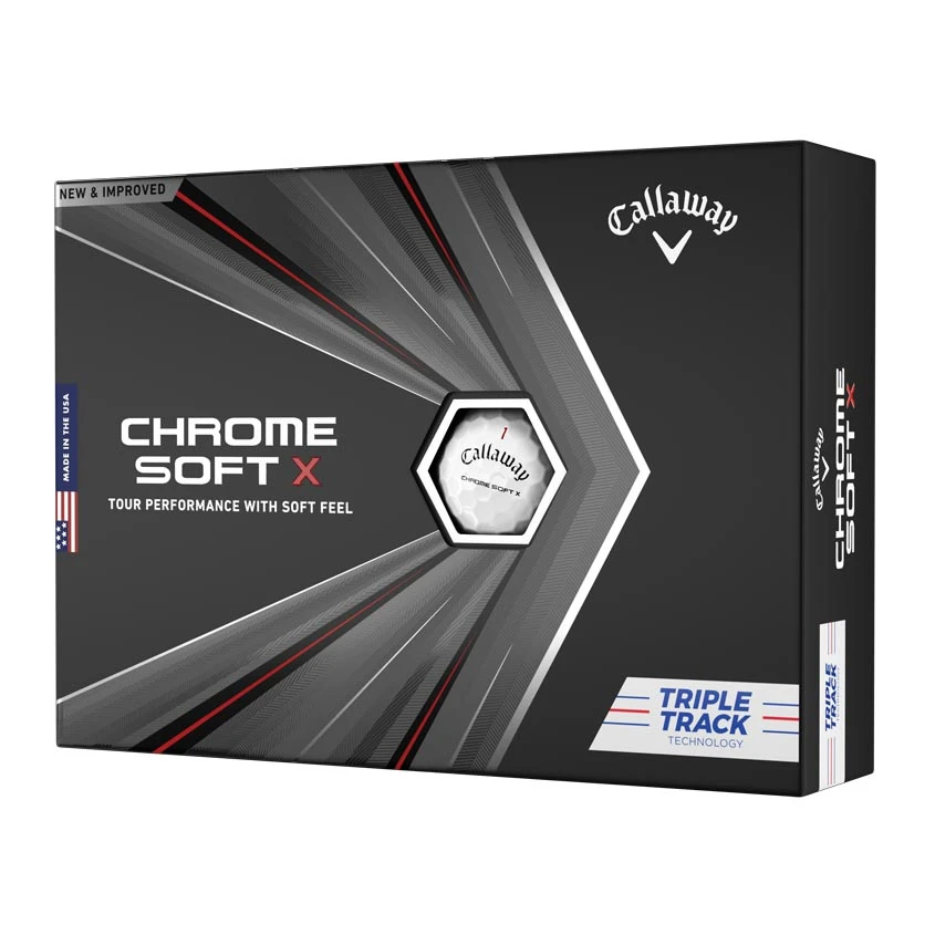 Callaway Chrome Soft X Triple Track Golf Ball Callaway Chrome Soft X Triple Track Golf Ball -Cheap Fairway Golf Store CAL1869