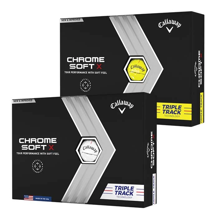 Callaway Chrome Soft X Triple Track 22 Golf Ball Callaway Chrome Soft X Triple Track 22 Golf Ball -Cheap Fairway Golf Store CAL2033