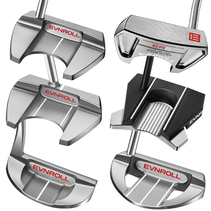 Evnroll Classic Series Mallet Silver Satin Finish Putters 1 Evnroll Classic Series Mallet Silver Satin Finish Putters