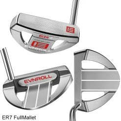 Evnroll Classic Series Mallet Silver Satin Finish Putters 17 Evnroll Classic Series Mallet Silver Satin Finish Putters -Cheap Fairway Golf Store EVN0012c