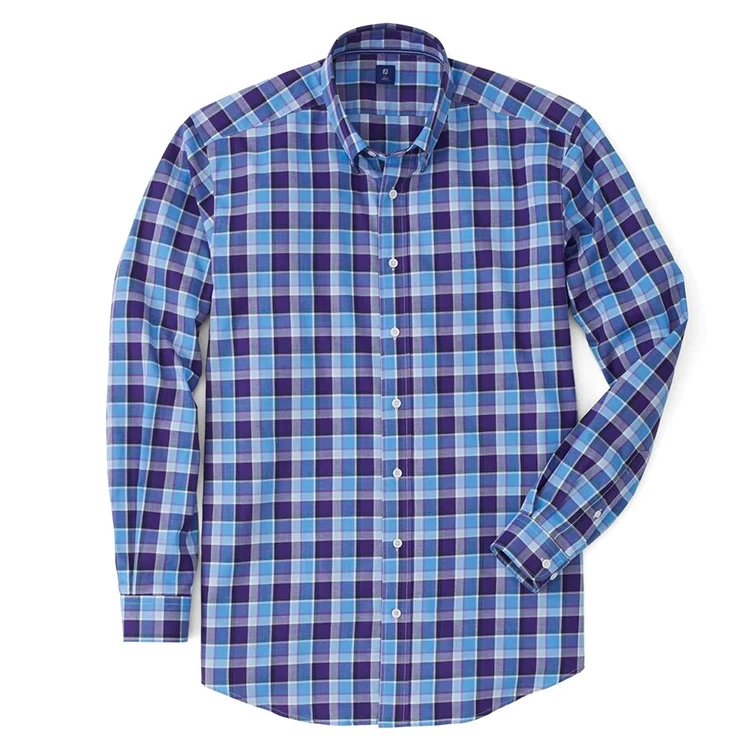 FootJoy Stretch Twill Woven Multi Large Plaid Shirt (Previous Season Style) FootJoy Stretch Twill Woven Multi Large Plaid Shirt (Previous Season Style) -Cheap Fairway Golf Store FTJ1273