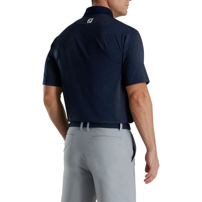 Footjoy Diamond Dot Print Lisle Self Collar Footjoy Diamond Dot Print Lisle Self Collar -Cheap Fairway Golf Store FTJ1345e