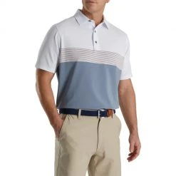 Footjoy Color Block Lisle Self Collar -Cheap Fairway Golf Store FTJ1346b