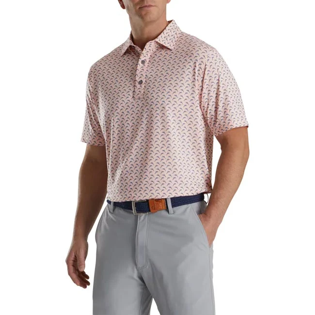 Footjoy Lisle Leaping Dolphins Print Self Collar Footjoy Lisle Leaping Dolphins Print Self Collar -Cheap Fairway Golf Store FTJ1352b