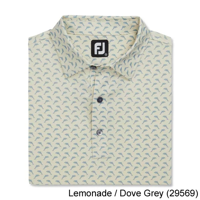 Footjoy Lisle Leaping Dolphins Print Self Collar Footjoy Lisle Leaping Dolphins Print Self Collar -Cheap Fairway Golf Store FTJ1352e