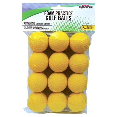 Yellow Foam Practice Balls Global Tour Golf Yellow Foam Practice Balls -Cheap Fairway Golf Store GLB0101