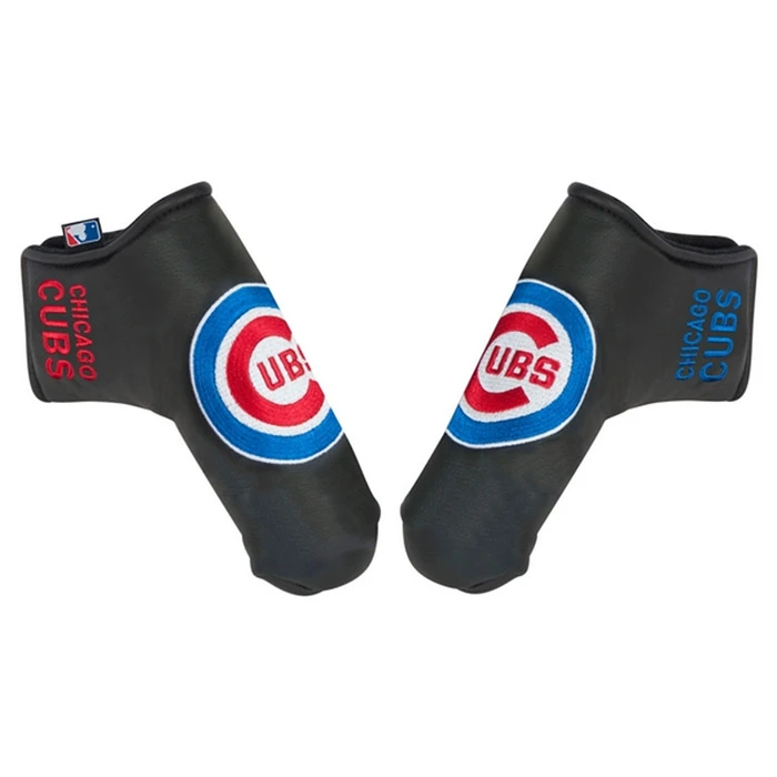 Global Tour Golf MLB Chicago Cubs Black Putter Cover 1 Global Tour Golf MLB Chicago Cubs Black Putter Cover