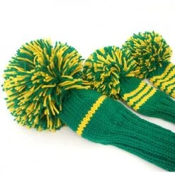 Jan Craig Green Yellow Stripe Headcover Set -Cheap Fairway Golf Store JCG0008 8b