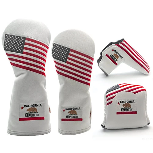 Other California Flag Ultra Leather Headcover 1 Other California Flag Ultra Leather Headcover