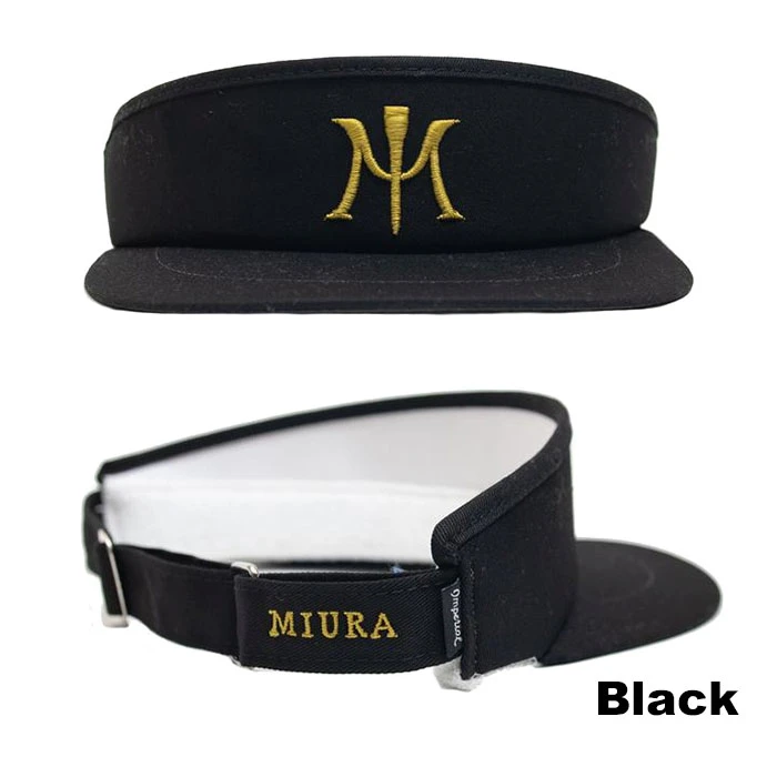 Miura M Logo Tour Visor Miura M Logo Tour Visor -Cheap Fairway Golf Store MIU0147b