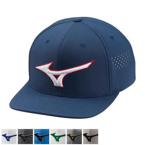 Mizuno Tour Flat Snapback Hat 1 Mizuno Tour Flat Snapback Hat