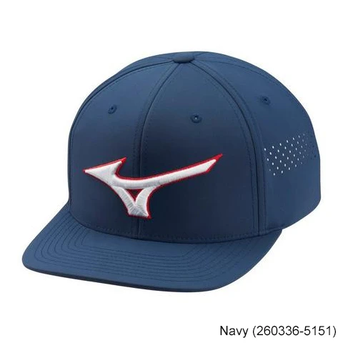 Mizuno Tour Flat Snapback Hat 8 Mizuno Tour Flat Snapback Hat - Image 8