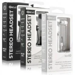 NoiseHush NX40 3.5mm Stereo Headsets With Mic -Cheap Fairway Golf Store NOI0003 3h