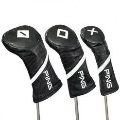 Ping Black Leather Headcover