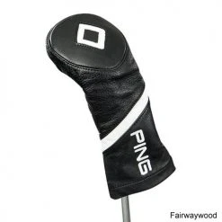 Ping Black Leather Headcover -Cheap Fairway Golf Store PNG0584 584b