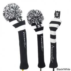 RocketTour Black Base Rugby Stripe Pom Pom Headcover 16 RocketTour Black Base Rugby Stripe Pom Pom Headcover -Cheap Fairway Golf Store ROC0001 1f