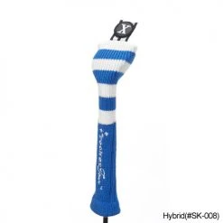 RocketTour Royal Blue Base Rugby Stripe Pom Pom Headcover 9 RocketTour Royal Blue Base Rugby Stripe Pom Pom Headcover -Cheap Fairway Golf Store ROC0007 7c