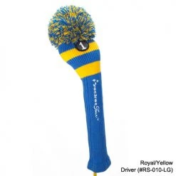 RocketTour Royal Blue Base Rugby Stripe Pom Pom Headcover 10 RocketTour Royal Blue Base Rugby Stripe Pom Pom Headcover -Cheap Fairway Golf Store ROC0007 7d