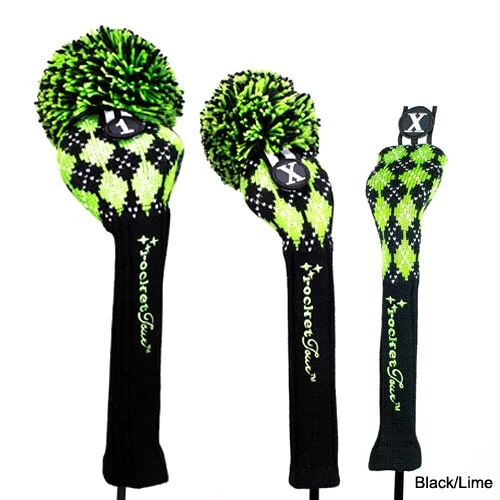 RocketTour Argyle Pom Pom Headcover 5 RocketTour Argyle Pom Pom Headcover - Image 5