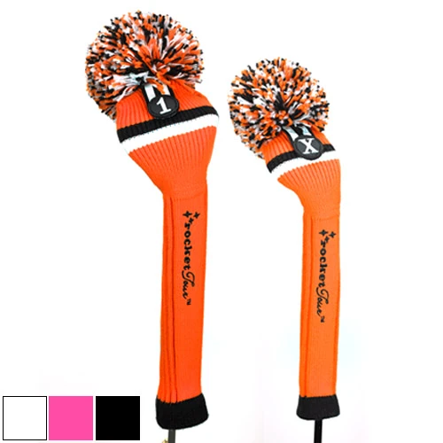 RocketTour Victory Stripe Knit Pom Pom Headcover 1 RocketTour Victory Stripe Knit Pom Pom Headcover