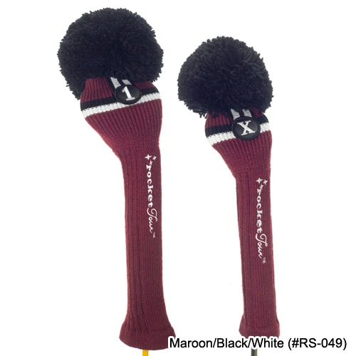 RocketTour Victory Stripe Knit Pom Pom Headcover 6 RocketTour Victory Stripe Knit Pom Pom Headcover - Image 6