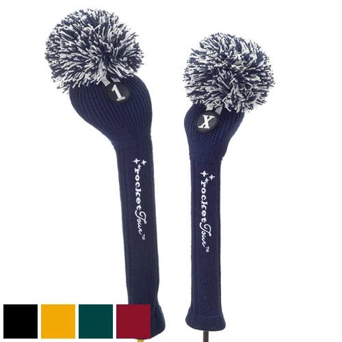 RocketTour Solid Pom Pom Headcover 1 RocketTour Solid Pom Pom Headcover
