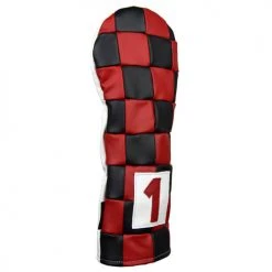 Rose & Fire Checkered Premium USA Leather Headcover -Cheap Fairway Golf Store RSF0042 42b