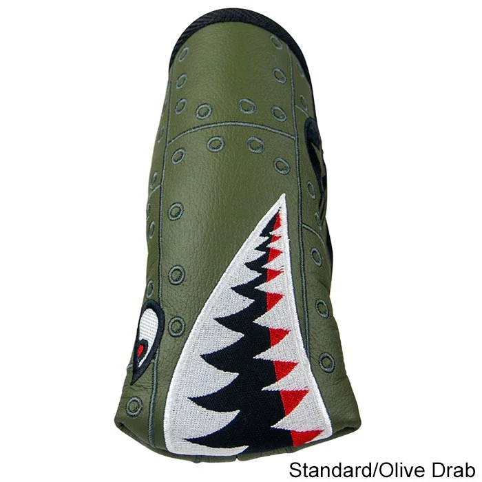 Rose & Fire Bomber/Warhawk Premium USA Leather Putter Covers 2 Rose & Fire Bomber/Warhawk Premium USA Leather Putter Covers - Image 2