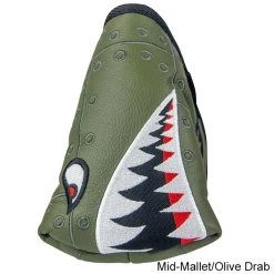 Rose & Fire Bomber/Warhawk Premium USA Leather Putter Covers 9 Rose & Fire Bomber/Warhawk Premium USA Leather Putter Covers -Cheap Fairway Golf Store RSF0055b