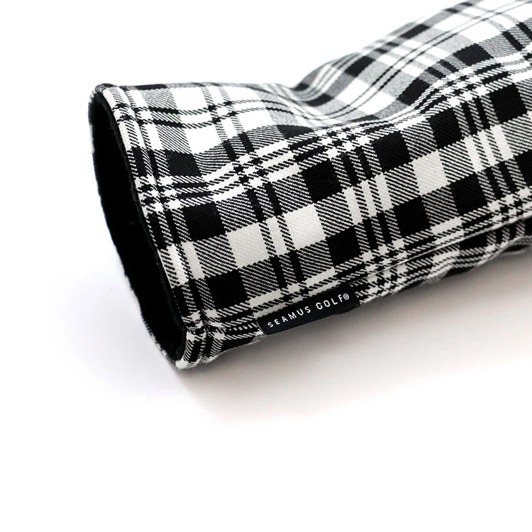 Seamus Golf Leather Monogrammed Scott Tartan Head Covers 4 Seamus Golf Leather Monogrammed Scott Tartan Head Covers - Image 4
