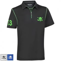 TattooGolf Tattoo Golf Lucky 13/Red Line Hybrid Performance Golf Shirts