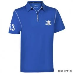 TattooGolf Tattoo Golf Lucky 13/Red Line Hybrid Performance Golf Shirts -Cheap Fairway Golf Store TAT0239 239b