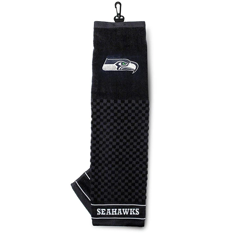NFL Seattle Seahawks Embroidered Golf Towel GT Golf Supplies NFL Seattle Seahawks Embroidered Golf Towel -Cheap Fairway Golf Store TEG0030