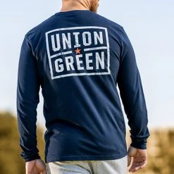 Union Green Double Hit Grit Long Sleeve T-Shirt -Cheap Fairway Golf Store UNG0005b