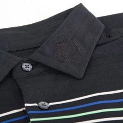 VokeyDesign Vokey Design Solid Texture Chest Stripe Polo Shirts 2 VokeyDesign Vokey Design Solid Texture Chest Stripe Polo Shirts -Cheap Fairway Golf Store VKD0144 144b